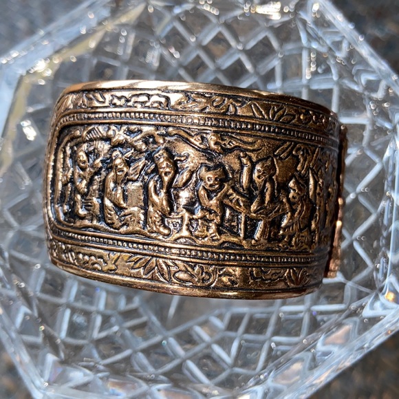 Amy Kahn Russell Solid Bronze Tribal Cuff - Picture 7 of 13